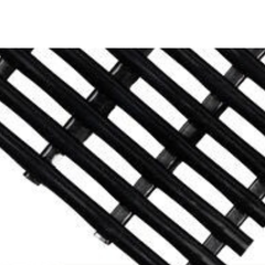 900 x 2000mm Tube Tred Mat - Black-Hammerox Industrial