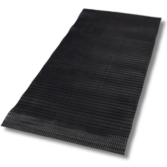 900 x 2000mm Tube Tred Mat - Black-Hammerox Industrial