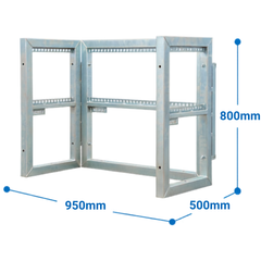 900 x 450 x 800mm Gas Cylinder Bay-Hammerox Industrial