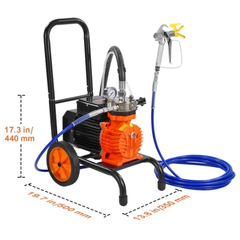 900W Airless Paint Sprayer with Cart