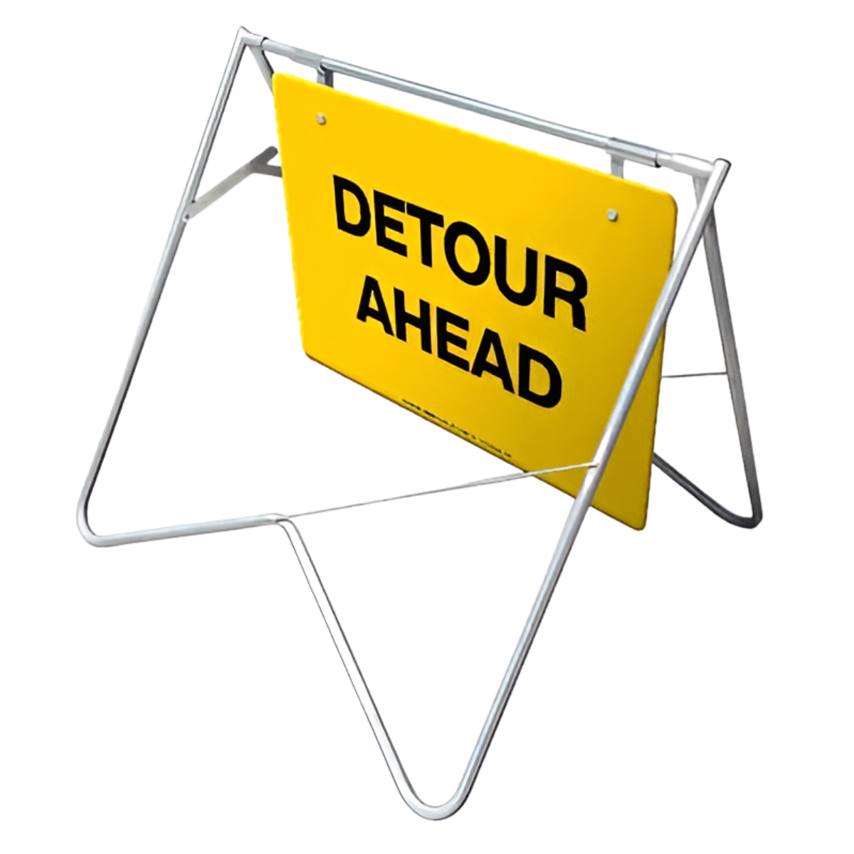 900 x 600mm Detour Ahead Swing Stand & Sign