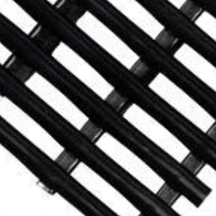 900mm x 12m Tube Tred Mat Roll - Black-Hammerox Industrial