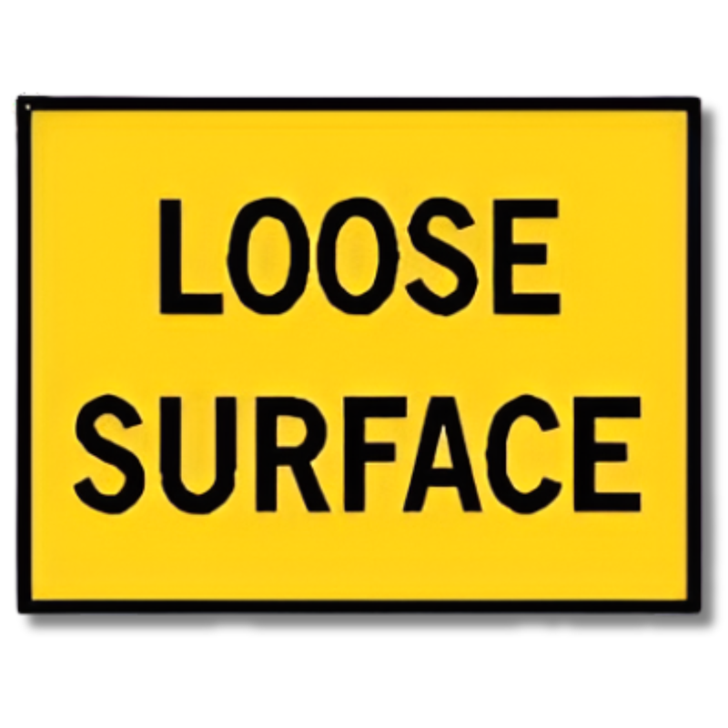 900 x 600mm Boxed Edge Loose Surface Sign