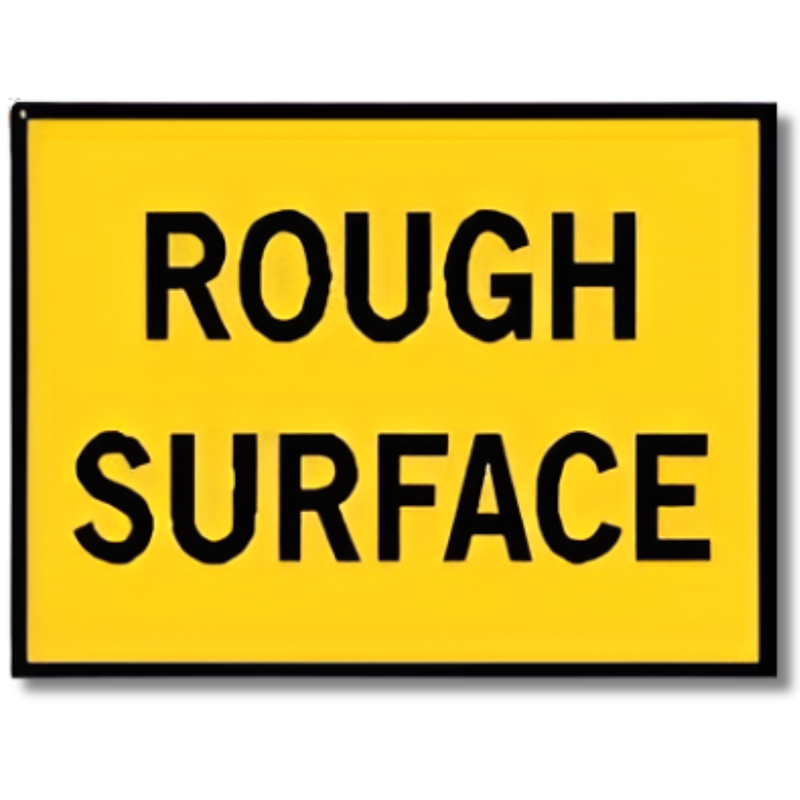 900 x 600mm Boxed Edge Rough Surface Sign