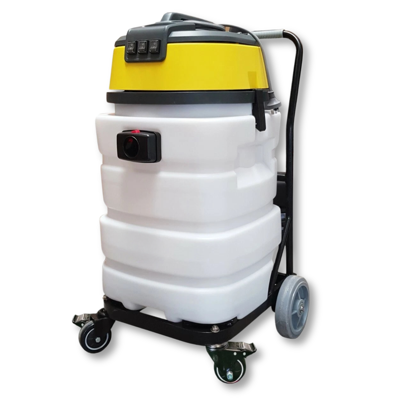 90L 3000W Commercial Wet & Dry Vacuum Cleaner with Heavy Duty Trolley-Hammerox Industrial