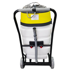 90L 3000W Commercial Wet & Dry Vacuum Cleaner with Heavy Duty Trolley