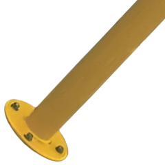 90 x 900mm Steel Fixed Base Plate Bollard