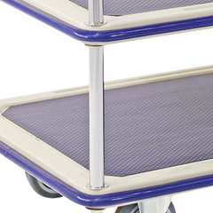 920 x 620mm 3 Tier Multi Purpose Platform Trolley-Hammerox Industrial