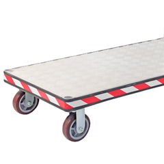 930 x 620mm Heavy Duty Aluminium Platform Trolley-Hammerox Industrial