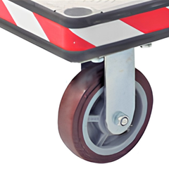 930 x 620mm Heavy Duty Aluminium Platform Trolley-Hammerox Industrial