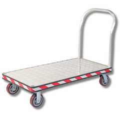 930 x 620mm Heavy Duty Aluminium Platform Trolley-Hammerox Industrial