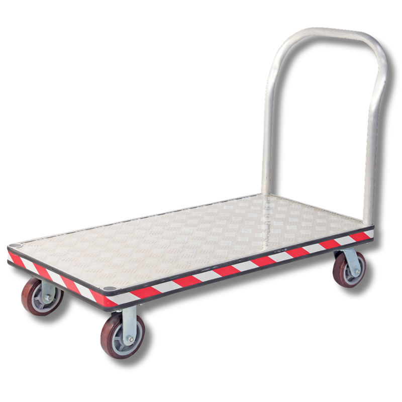 930 x 620mm Heavy Duty Aluminium Platform Trolley-Hammerox Industrial