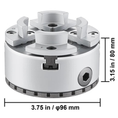 96mm 4 Jaw Self Centering Lathe Chuck KP965-Hammerox Industrial