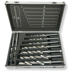 9 Piece MT2 Morse Taper Drill Bit Set - Optimum