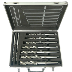 9 Piece MT3 Morse Taper Drill Bit Set - Optimum