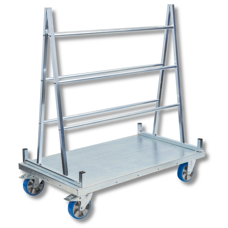 A Frame Panel Cart with Polyurethane Castors-Hammerox Industrial