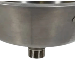 Wall Mounted Single Nozzle Eyewash with Bowl No Foot Treadle - Pratt