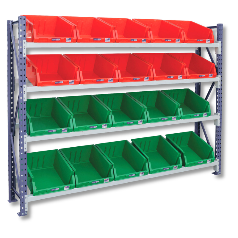 Access Stor-Pak Rack with 20 Plastic Bins-Hammerox Industrial