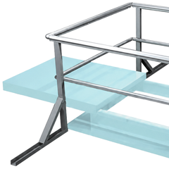 Access Hatch Guardrail Kit for Metal Deck Roofs - SENTRY