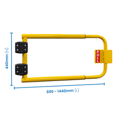 Adjustable Safety Swing Gate-Hammerox Industrial