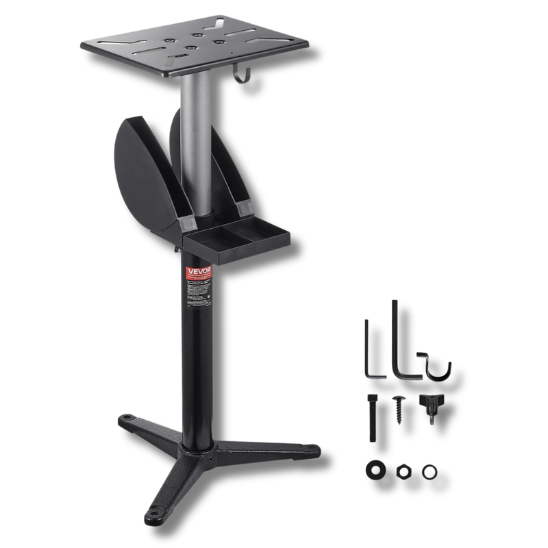 Adjustable Bench Grinder Stand Floor Pedestal