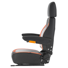 Adjustable Forklift Seat with Seatbelt & Headrest