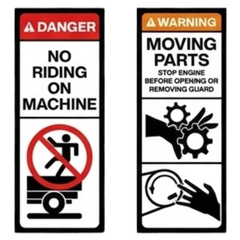 Air Seeder Cart Safety Sticker Pack