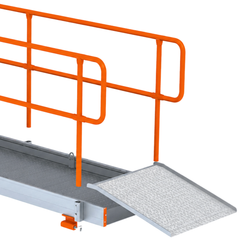 Aluminium Cross Over Walkway with Guardrails & Ramps