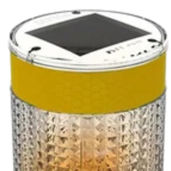 Amber Solar Powered Pilot Belt Barrier Light