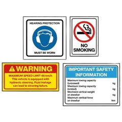 Articulated Agricultural Tractor Safety Sticker Pack
