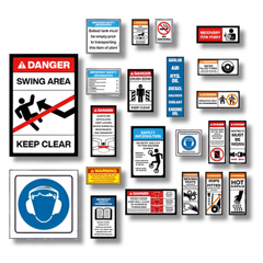 Articulated Roller Safety Sticker Pack