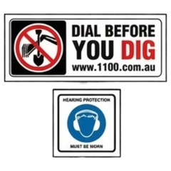 Backhoe Loader Safety Sticker Pack