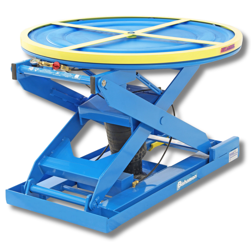 Bishamon Pneumatic Rotating Pallet Positioner-Hammerox Industrial