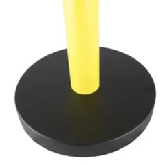 Black & Yellow Retractable Belt Safety Barrier
