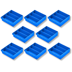 Blue Spare Parts Tray No.30 8 Pack-Hammerox Industrial
