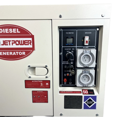 8.4kW Peak 6.5kW Rated Single Phase Diesel Generator - Metex