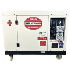 8.4kW Peak 6.5kW Rated Single Phase Diesel Generator - Metex