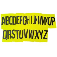 Call Sign Decal Letters A-Z