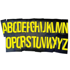 Call Sign Decal Letters A-Z