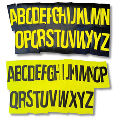 Call Sign Decal Letters A-Z
