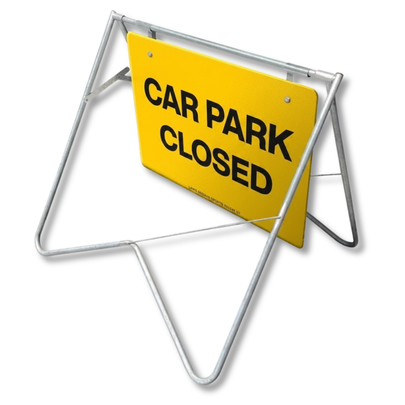 Car Park Closed Swing Stand & Sign