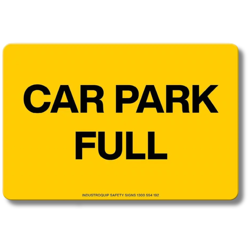 Car Park Full Swing Stand Sign