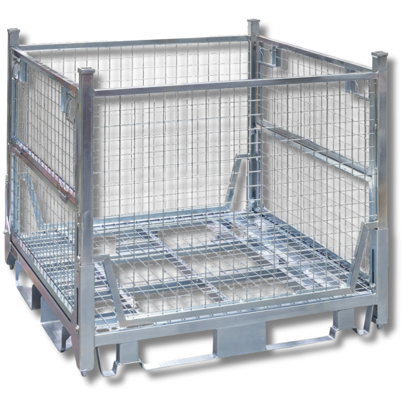 Collapsible & Stackable Stillage Cage-Hammerox Industrial