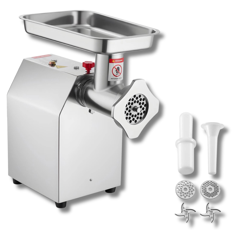 Commercial Electric Meat Grinder 9.2lb/min with Sausage Stuffer-Hammerox Industrial