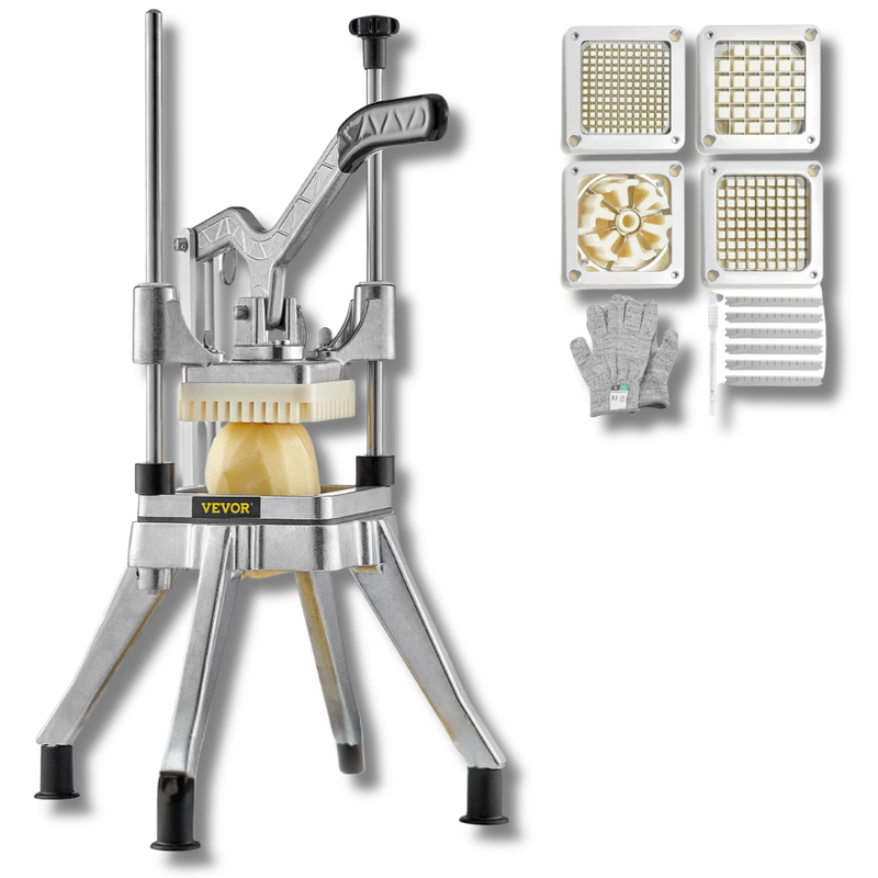 Commercial Vegetable Cutter Dicer French Fry Chopper 4 Blades-Hammerox Industrial