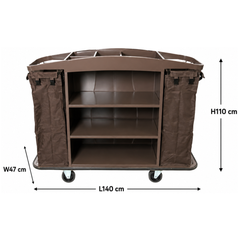 Commercial Housekeeping Linen Service Trolley