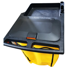 Commercial Janitor Cleaning Trolley with Lid