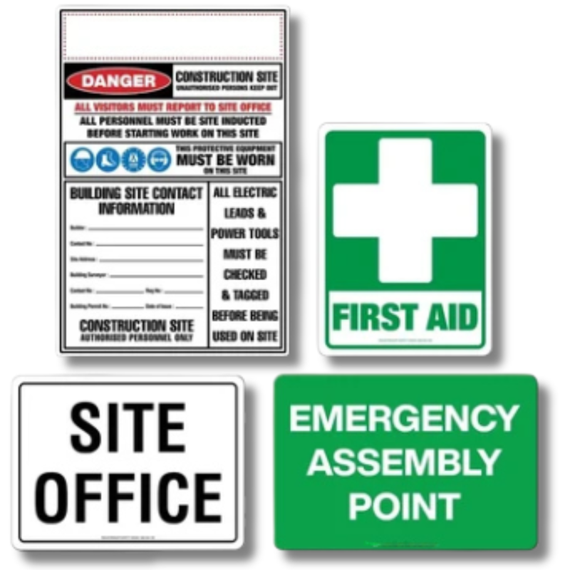Construction Site Safety Sign Pack