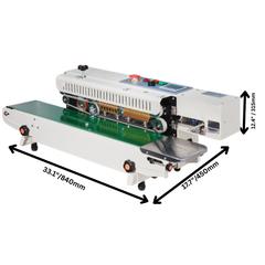 Continuous Band Sealing Machine Horizontal with Inflation-Hammerox Industrial