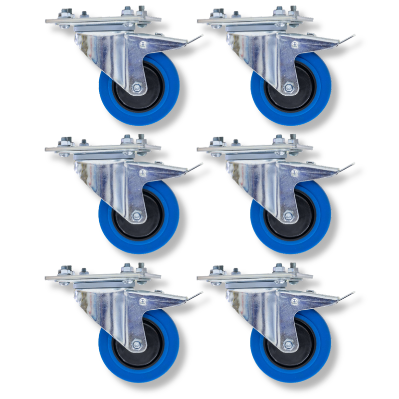 Conveyor Castor Kit Set of 6-Hammerox Industrial